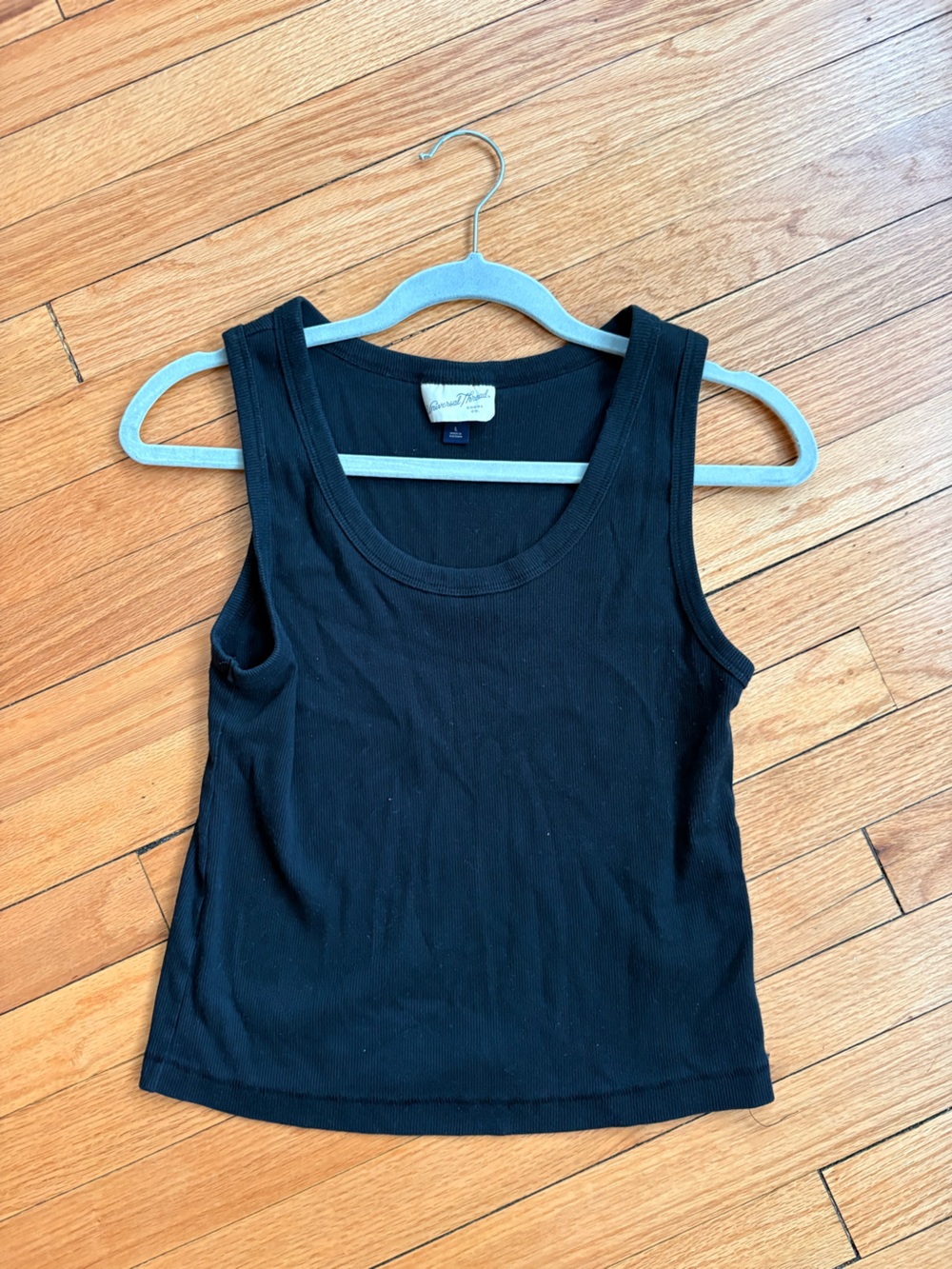 Universal Thread Black Ribbed Tank Top - Picture 5 of 7
